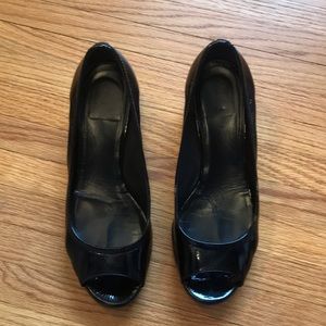 Cole Haan Air Tali Wedge, Peep Toe, Patent Leather